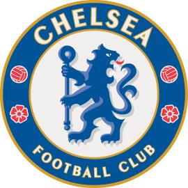 Chelsea Football Club Official Emblem | Blue Lion Circle Crest Logo 