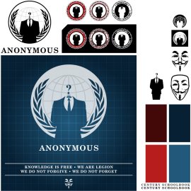 Anonymous Logo Vector PNG | Faceless Suit Emblem 
