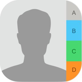 Contacts Ios Logo Png | Contacts Ios Logo Vector 