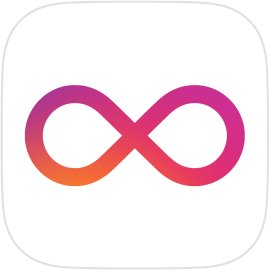 Boomerang Logo Vector Png | Infinity Loop Video Icon 