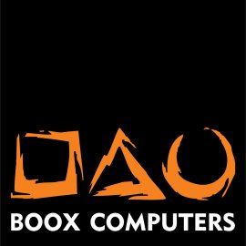 Boox Computers Logo Vector PNG | Boox Computers Modern Tech Emblem 