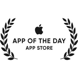 App Of The Day App Store Emblem | Minimalist Apple Award Badge 