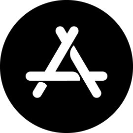 App Store Logo Vector PNG | Minimalist App Marketplace Emblem 
