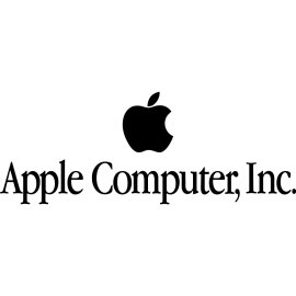 Apple Computer Logo Vector PNG | Classic Apple Computer Inc. Emblem 