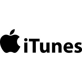 Apple iTunes Logo Vector PNG | Classic Apple iTunes Wordmark 