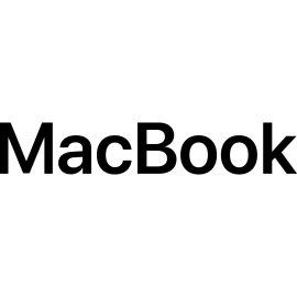 Apple MacBook Logo Vector PNG | Minimalist MacBook Wordmark 