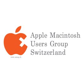 Apple Macintosh Users Group Switzerland Logo Vector Png | AMUG Switzerland Apple community emblem 