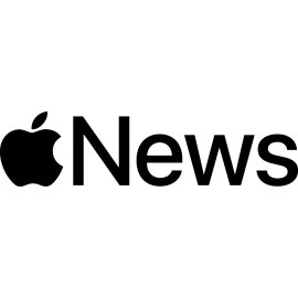 Apple News Logo Vector Png | Minimalist Apple News emblem 
