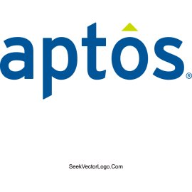 Aptos Logo Vector PNG | Modern retail technology wordmark 