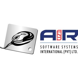 AR International Software Systems Logo Vector | Modern Technology Identity Design 