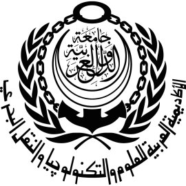 Arab Academy for Science and Technology Emblem | Maritime Anchor and Laurel Wreath Academic Seal 