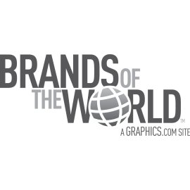 Brands of the World Official Logo Vector|Brands of the World Monochrome Wordmark