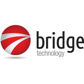 Bridge Technology Logo Vector PNG | Modern Abstract Spherical Bridge Emblem 