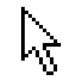 Arrow Icon Logo Vector Png | Pixel Pointer Symbol 