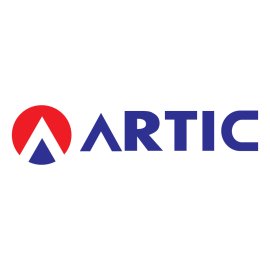 Artic Modern Corporate Logo Vector | Bold Red and Blue Brand Emblem 