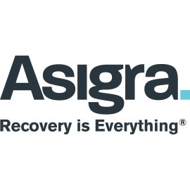 Asigra Logo Vector PNG | Asigra corporate wordmark with tagline 
