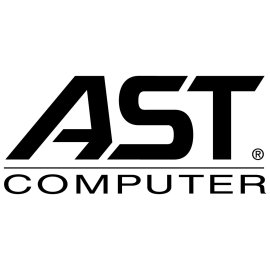 Ast Computer Logo Vector PNG | AST Computer wordmark emblem 