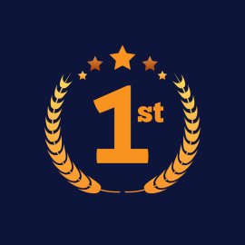 1st Video Downloader Logo Vector Png | Premium Quality Media Downloader Emblem 