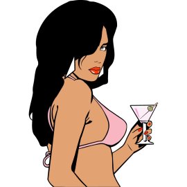 Gta Vice City Woman Logo Png | Gta Vice City Woman Logo Vector 