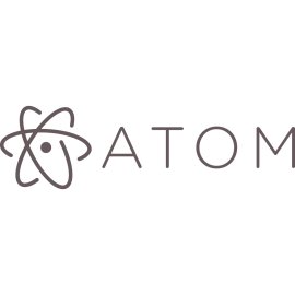 Atom Editor Logo Vector PNG | Modern Atom Text Editor Emblem 