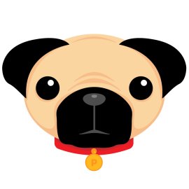 Pug Logo Png | Pug Logo Vector 
