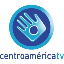 Centroamérica TV Official Logo Vector | Modern Blue Hand Emblem Icon 