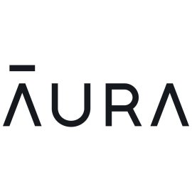 Aura Logo Vector PNG | Minimalist Aura Wordmark 