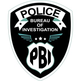 Bureau Of Investigation PBI Logo Vector PNG | Modern Police Bureau Emblem 