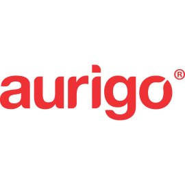 Aurigo Software Logo Vector PNG | Aurigo Red Wordmark Branding 