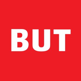 But Logo Vector Png | BUT red square brand emblem 