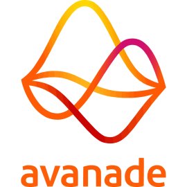 Avanade Logo Vector PNG | Modern gradient ribbon emblem 