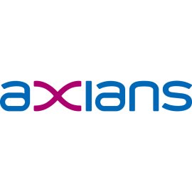 Axians Logo Vector PNG | Axians Wordmark in Blue and Magenta 