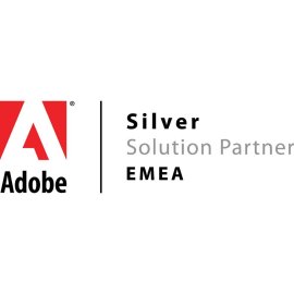 Adobe Silver Solutions Partner Logo Png | Adobe Silver Solutions Partner Logo Vector | Adobe Silver Solutions Partner | Trusted Expertise | Premium Design