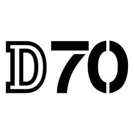 D70 Logo Png | D70 Logo Vector | D70: Precision Forged | Digital Frontier | Seven Decades of Innovation