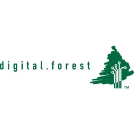 Digital Forest Logo Png | Digital Forest Logo Vector | Digital Forest | Where Code Meets Canopy | Pixelated Nature | Tech Roots