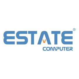 Estate Computer Logo Png | Estate Computer Logo Vector | Estate Computer Logo | Modern Tech Crest | Digital Heritage | Professional Emblem
