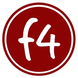 F4 Print Ab Logo Png | F4 Print Ab Logo Vector | F4 Print Ab | Precision Print | Bold Identity | Modern Craft
