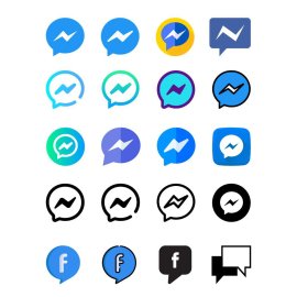 Facebook Messenger Icons Logo Png | Facebook Messenger Icons Logo Vector | Facebook Messenger Icons | Visual Communication Hub | Modern Brand Identity | Chat Symbol Evolution