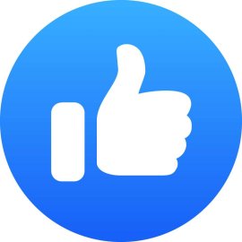 Facebook Reaction Like Logo Png | Facebook Reaction Like Logo Vector | Facebook Reaction Like | Digital Empathy Icon | Social Media Gesture | Brand Identity Mark