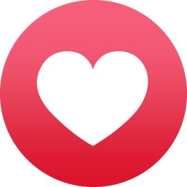 Facebook Reaction Love Logo Png | Facebook Reaction Love Logo Vector | Love in Every Click  The Heart of Connection  A Reaction of Affection  Facebook Reaction Love Logo