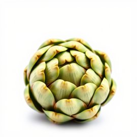 Organic Green Artichoke Clipart for Healthy Recipe Blogs