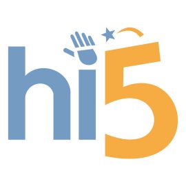 Hi5 Logo Png | Hi5 Logo Vector | High-Five Energy  |  Digital Connection  |  Vibrant Branding  |  Friendly Gesture