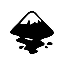 Inkscape Monochrome Logo Png | Inkscape Monochrome Logo Vector | Monochrome Precision  |  Vector Artistry  |  Minimalist Design  |  Inkscape Evolution