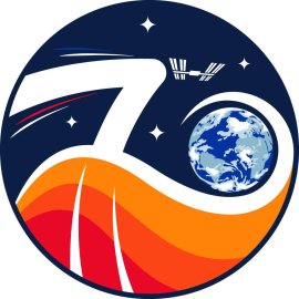 Iss Expedition 70 Patch Logo Png | Iss Expedition 70 Patch Logo Vector | ISS Expedition 70 Patch Logo | Space Mission Emblem | Orbital Insignia | Crew Identity