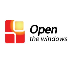 Open The Windows Logo Png | Open The Windows Logo Vector | Open The Windows | Fresh Perspectives | Limitless Airflow | Brand Identity