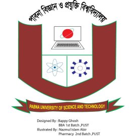 Pabna University Of Science And Technology Logo Png | Pabna University Of Science And Technology Logo Vector | Pabna University of Science & Technology Logo | Academic Emblem | Science and Innovation Badge | Institutional Identity
