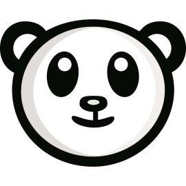 Panda Logo Png | Panda Logo Vector | Panda Logo Design | Playful Panda Brand Identity | Cute Animal Mascot | Modern Minimalist Panda