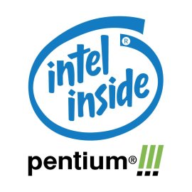 Pentium Iii Processor Logo Png | Pentium Iii Processor Logo Vector | Pentium III Processor Logo | Intel Computing Icon | Retro Tech Brandmark | Legacy Silicon Design