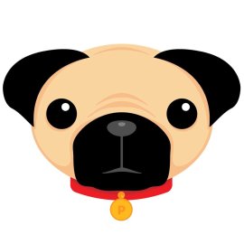 Pug Logo Png | Pug Logo Vector | Pug Logo: Playful Charm  Modern Simplicity  Bold Character  Unforgettable Brand