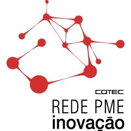 Rede Pme Inovacao Cotec Logo Png | Rede Pme Inovacao Cotec Logo Vector | Rede PME Inovação Cotec Logo | Innovation Network for SMEs | Portuguese Business Brand Identity | Technology & Collaboration Emblem
